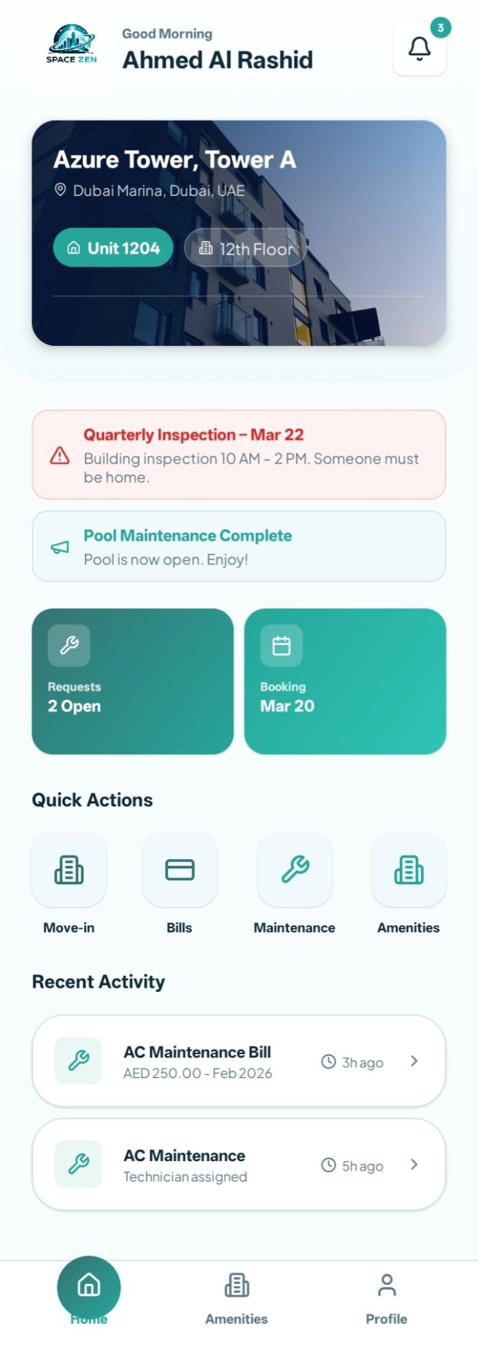 Zen Connect Tenant App